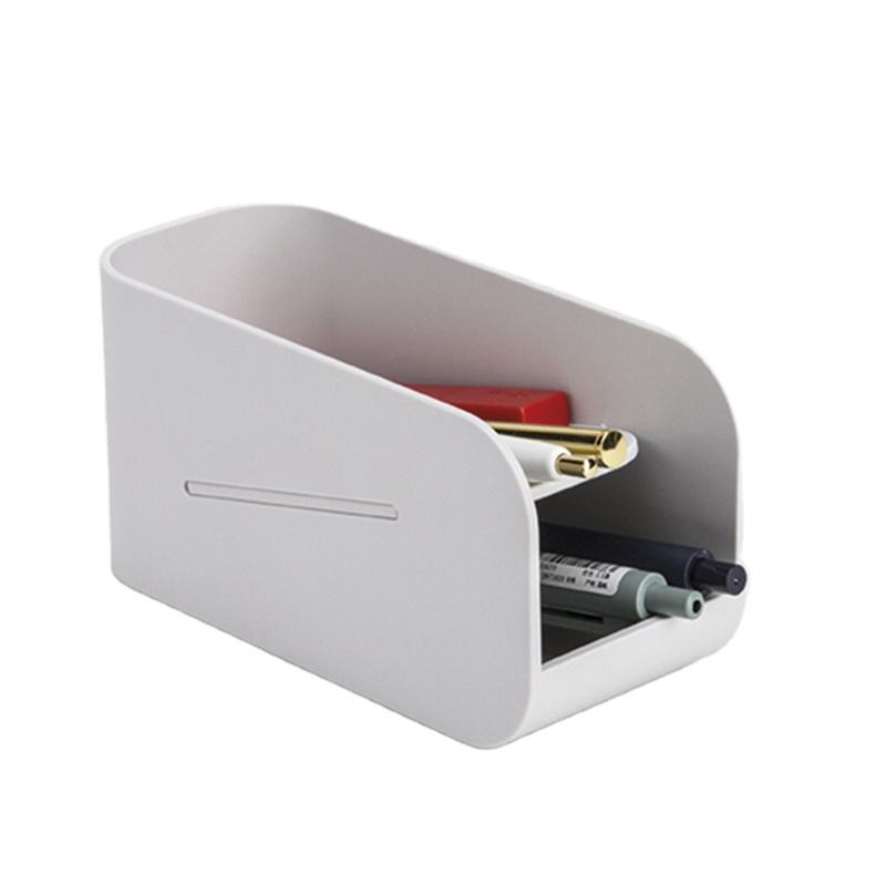 Eco-Friendly Magnetic Pen Holder – Simple Desktop Storage Box