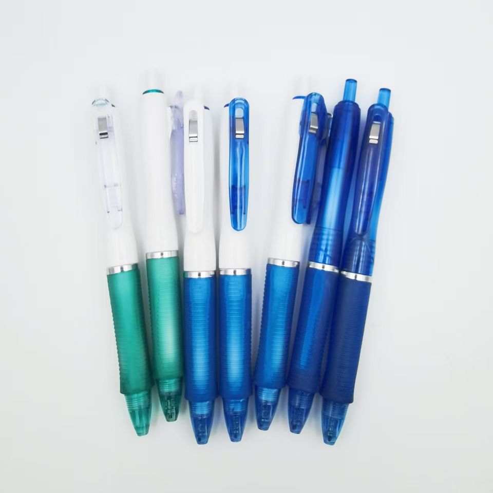 Custom Colored Retractable Gel Ink Pens - 0.5mm Fine Point, Plastic Multi-Color for Business & Office